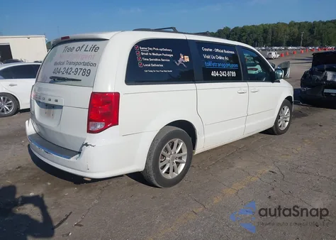 2013 Dodge Grand Caravan Sxt z USA, uszkodzony, nr VIN 2C4RDGCG0DR599202